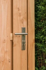 RVS luxe deurbeslagset SKG keurmerk met slotkast, cilinder, slot en duimen