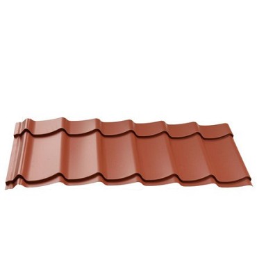Dakpanplaten t.b.v. Douglasvision kapschuur Comfort 405x320 cm, (16 m²), terracotta