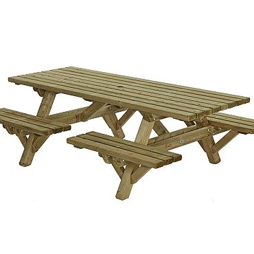 Picknicktafel open instap, 230x160cm