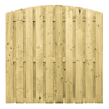 Plankenscherm 19-planks toog 180x180 cm
