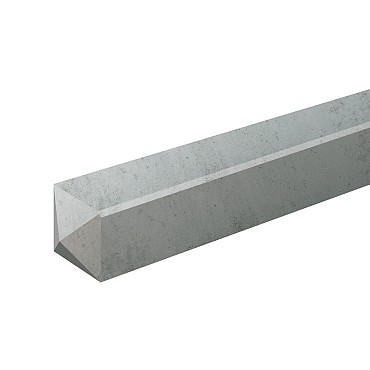 Betonpaal grijs 10x10x275 cm