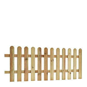 Reliëf rechthek 190x60 cm, groen geïmpregneerd