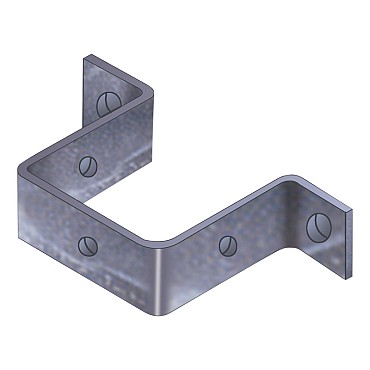 Regenwater-afvoerbeugel, verzinkt 13.7x11.0x13.7 cm