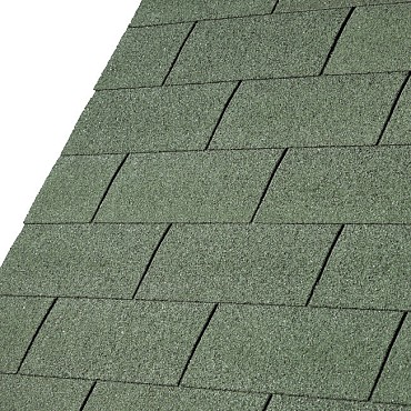 Dakshingles groen