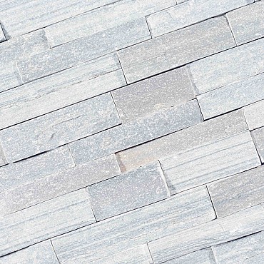 Stone Panel Snow White Marble 60x15x1,5-2,5 cm