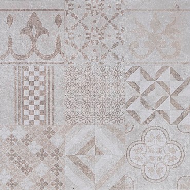 GeoCeramica® 60x60x4 cm Mosaik Beige