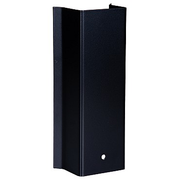 Beschermkap zwart RVS voor tuinpaal stopcontact pro