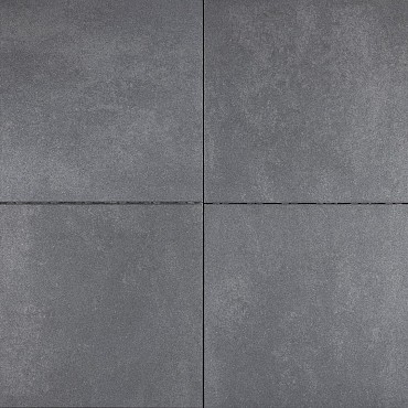Trippel T 60x60x4 cm Zwart/Grijs genuanceerd