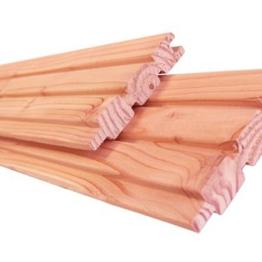 Douglas geschaafd 2-zijdig triple profielplank 2.7x14.5x224 cm, onbehandeld