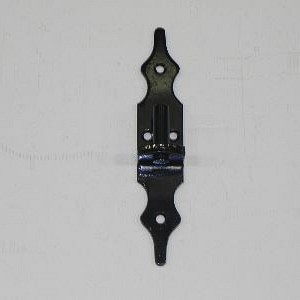 Plaatduim Rustica 245 x 45 x 5 mm,16 mm zwart
