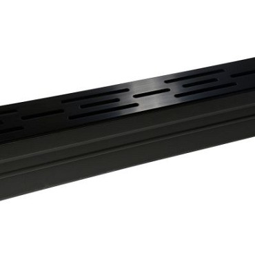 Luxury Drain Zwart Aluminium Rooster 100x6x10 cm