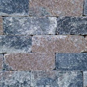 Rockwall 11x13x32 cm Rolde - getrommeld