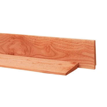 Douglas Zweeds rabat 1 zijde geschaafd. 1 zijde fijnbezaagd 1.1-2.7x19.5x400 cm onbehandeld