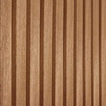 Enkelzijdige wand C met Thermo Triple profiel. ayous. hoogte 224 cm