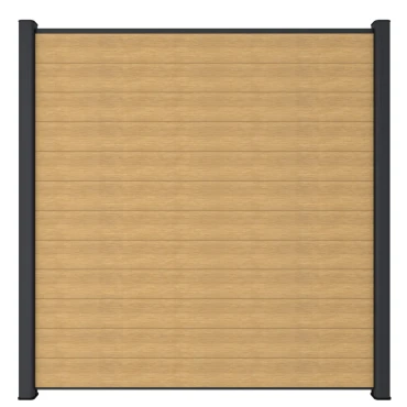 Newtechwood co-extrusie composiet scherm, 181x180 cm, red cedar.