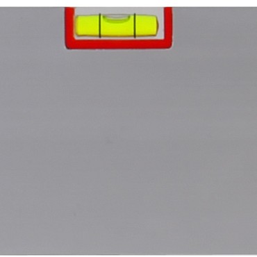 Reilat in aluminium met waterpas en handgreep 200 cm