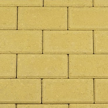 Betonstraatsteen 8cm geel machinaal pakket