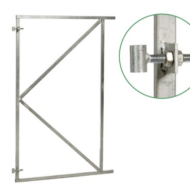 Verstelbaar poortframe gegal 200 x 155 cm