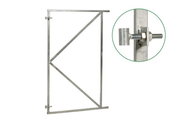 Verstelbaar poortframe gegal 200 x 155 cm