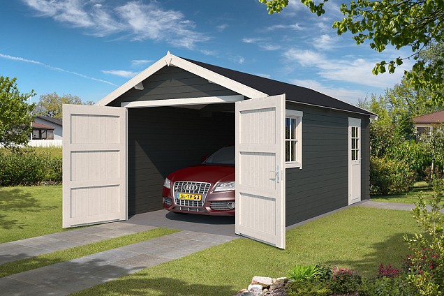 Garage Dillon 300x540 Carbon Grey-Wit