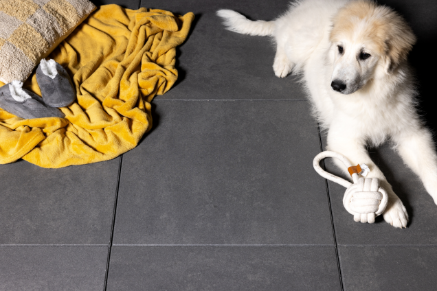 Trippel T 2Drive 60x60x6 cm Zwart/Grijs genuanceerd