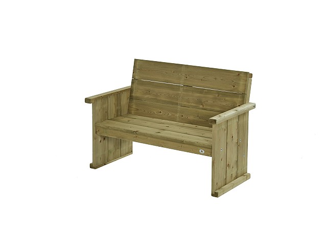 Bank Lisse 2-zits, 127cm