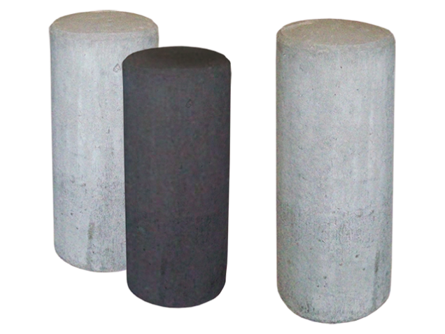 Sierpaal Rond 30X80 cm Zwart