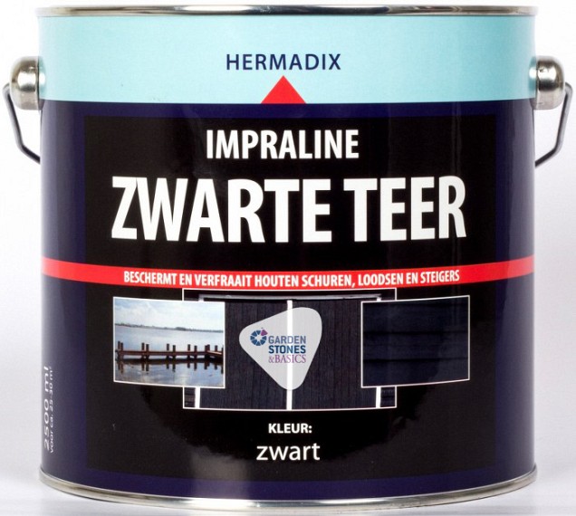 Impraline zwarte teer Bio 750 ML