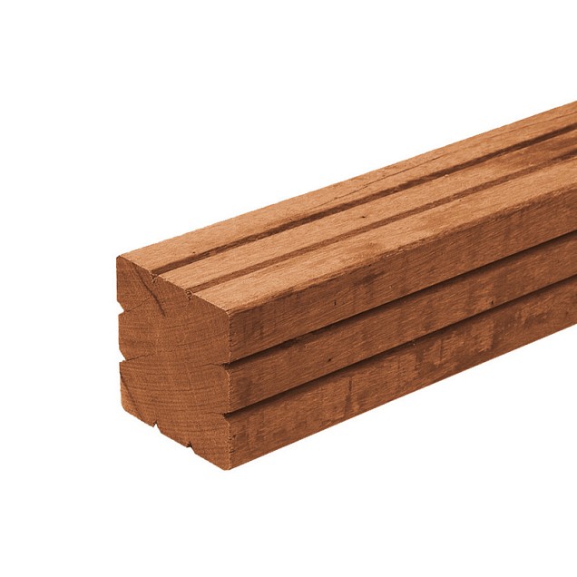 Bangkirai Geschaafd 65x65x2450 mm