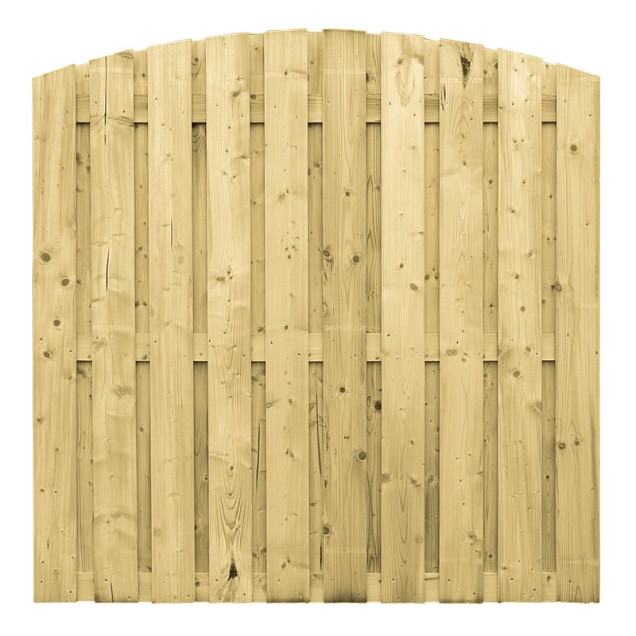 Plankenscherm 19-planks toog 180x180 cm