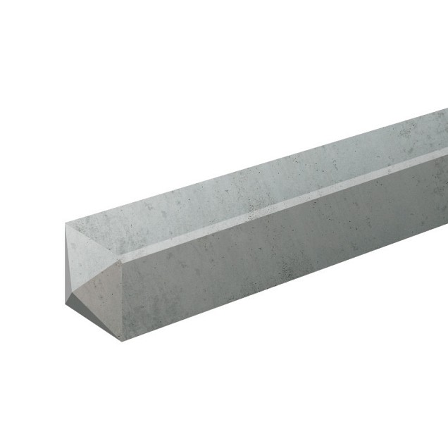 Betonpaal grijs 10x10x275 cm