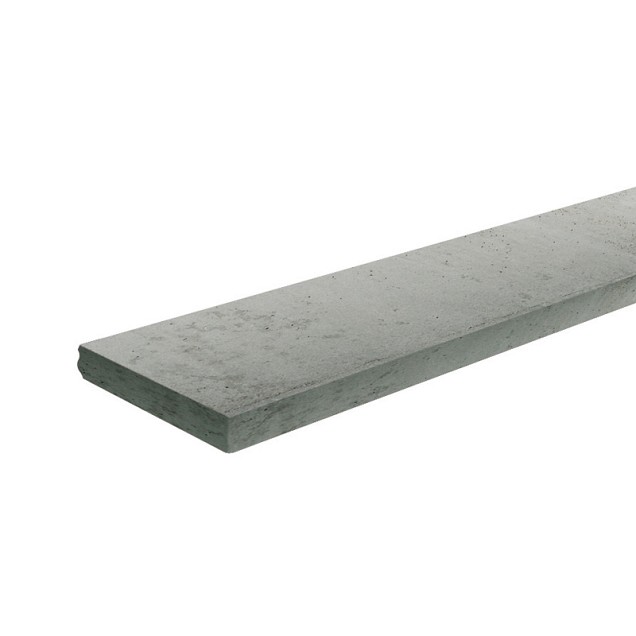 Beton onderplaat grijs 25x3.8x184 cm