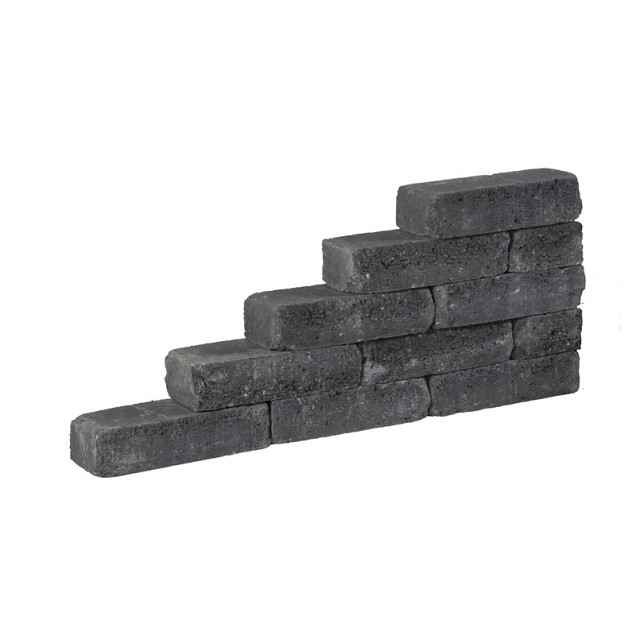 Pilestone line 40x15x10 cm Coal