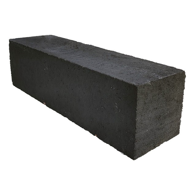 Muurblok antraciet 12,5x12,5x45 strak