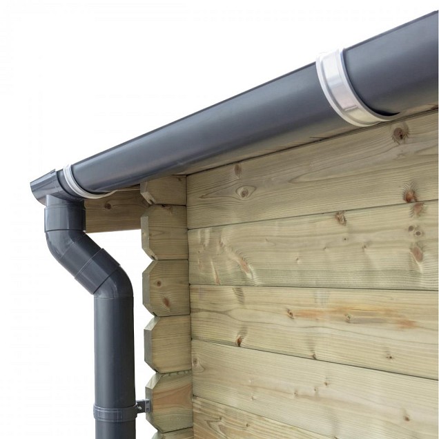 Dakgootset ø10cm - 2 x 300 cm