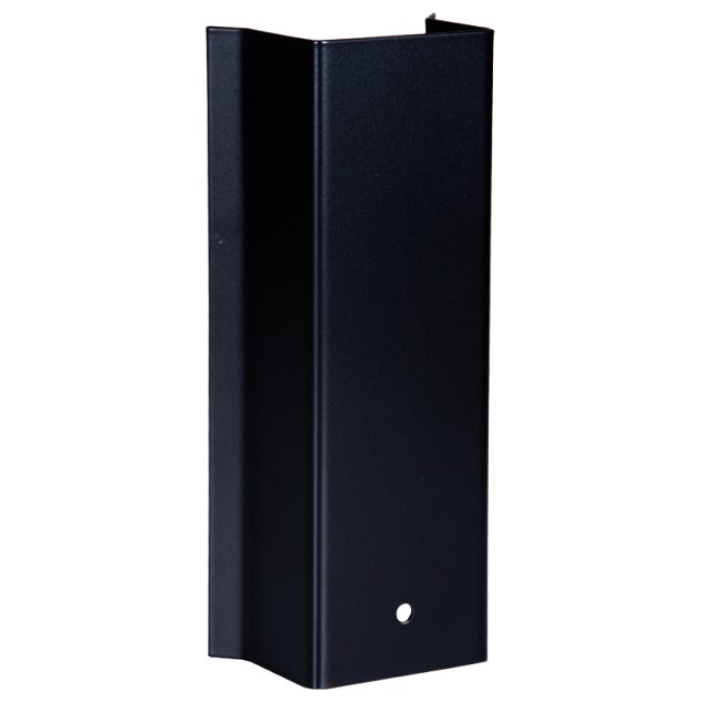 Beschermkap zwart RVS voor tuinpaal stopcontact pro