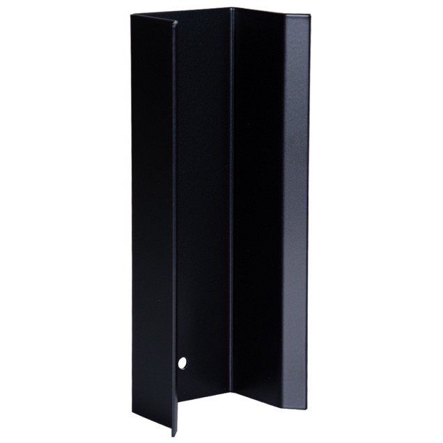 Beschermkap zwart RVS voor tuinpaal stopcontact pro