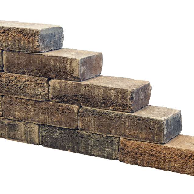 Pilestone line  40x15x10 cm Walnut