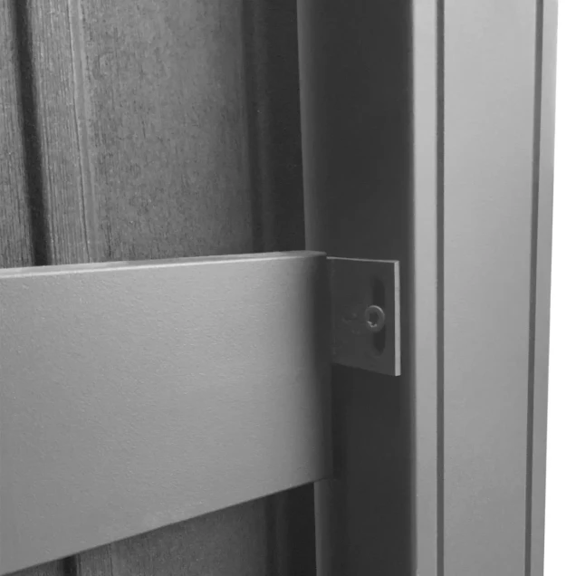 Elephant T beslagset antraciet gecoat aluminium