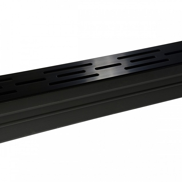 Luxury Drain Zwart Aluminium Rooster 100x6x10 cm