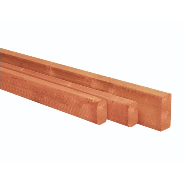 Douglas geschaafde regel 4,0x6,0x250 cm, onbehandeld.