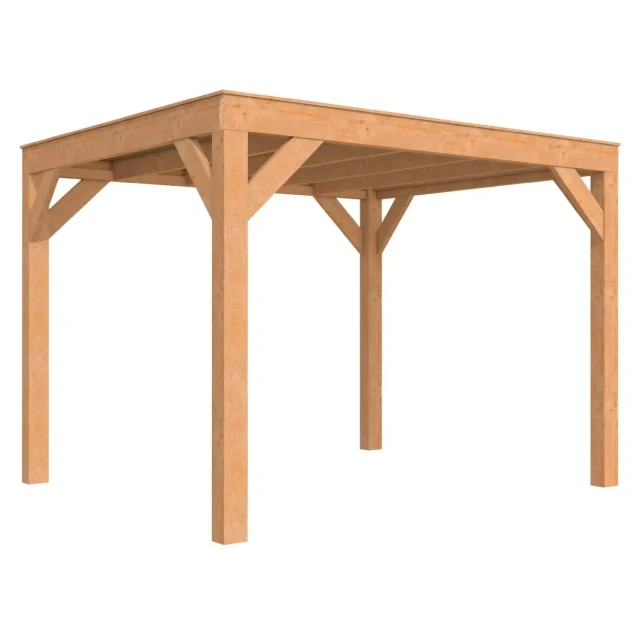 Douglasvision buitenverblijf Modern 306.5x306.5 cm onbehandeld