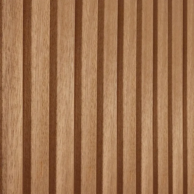 Enkelzijdige wand E met Thermo Triple profiel. ayous. hoogte 224 cm