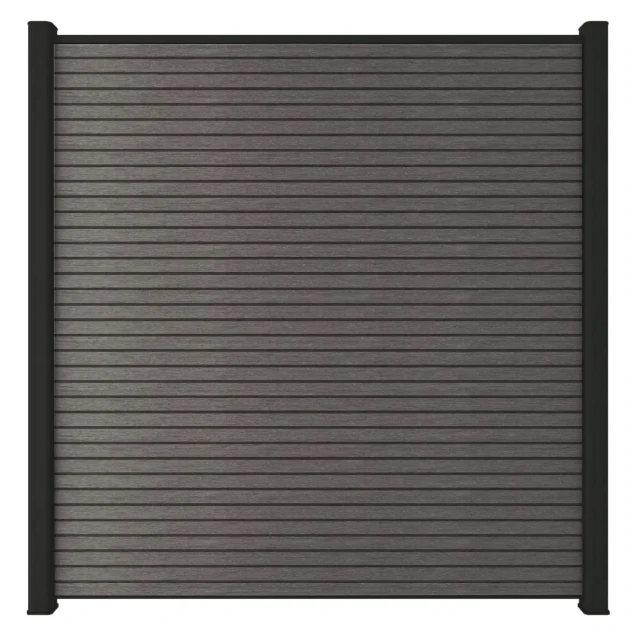 Newtechwood co-extrusie composiet scherm triple, 180x180 cm, silver gray.