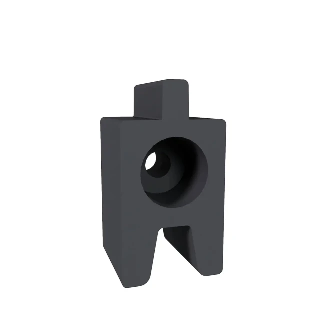 Newtechwood aluminium frameset t.b.v. triple schermplanken, zwart.