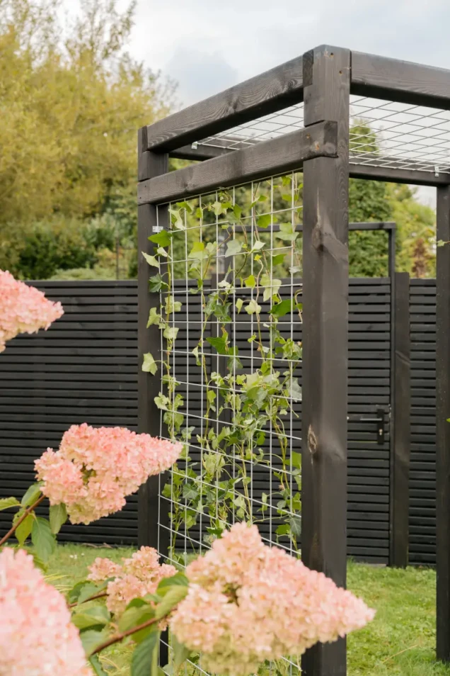 Gaaspaneel met maas 15x15 cm stekloos, verzinkte draad, 75x180 cm.