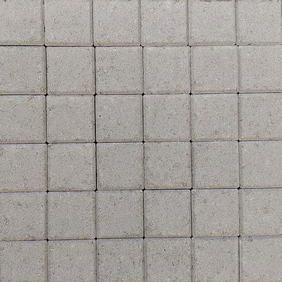 Betonklinker half 6 cm Grijs