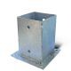 Paalhouder met plaat 121X121x150/2,5 mm