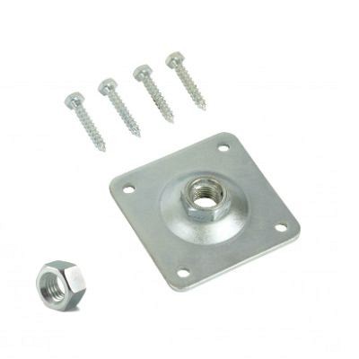 Betonpoer 20x20x58 cm antra, zonder facet, cpl.