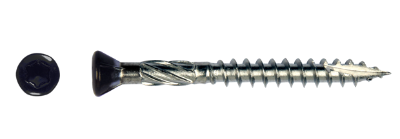 Potdekselschroef zwart vzk T-15 4 x 45